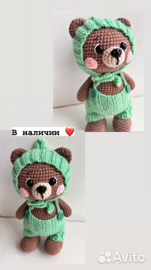 Вязаные игрушки ручной работы