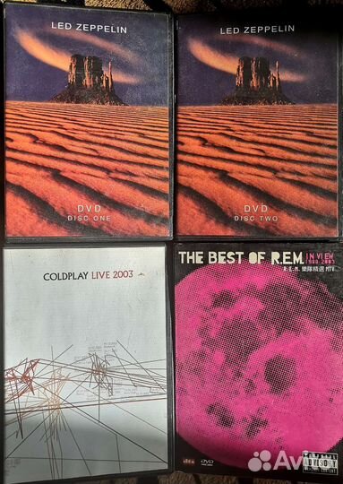 Концерты и клипы на dvd