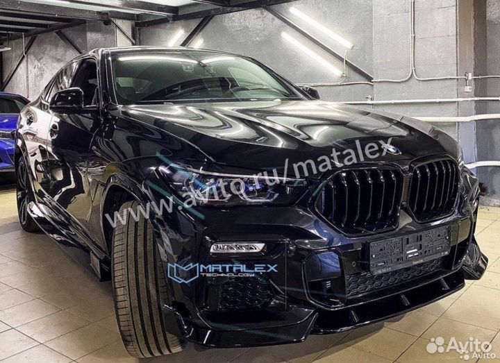 Обвес для BMW G06 Perfomance сплиттер,диф,лезвия