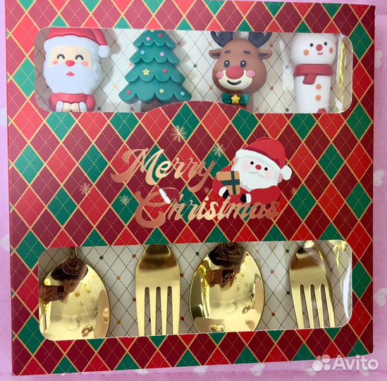 Подарочный набор на нг ложек и вилок