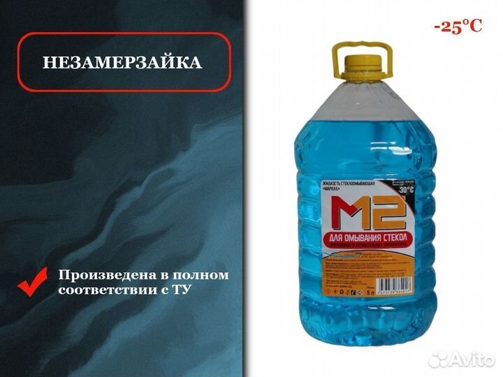 Стеклоомывющая жидкость. Приятный запах -20С