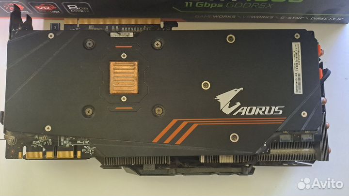 Видеокарта gtx 1080 8gb Aorus