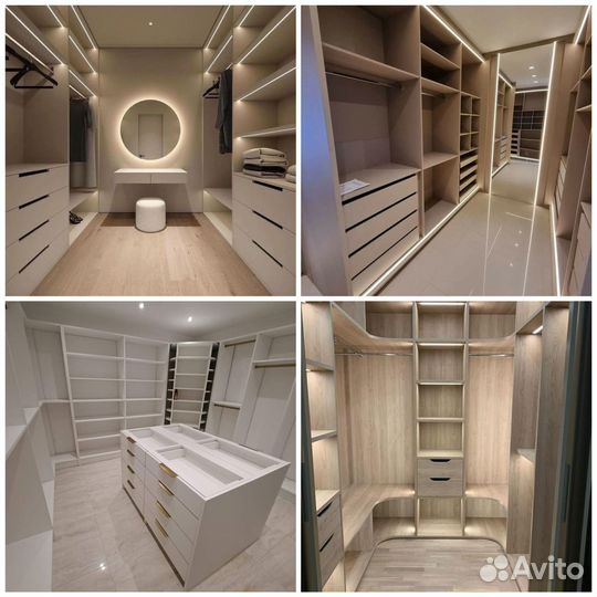 Гардеробная на заказ от производителя