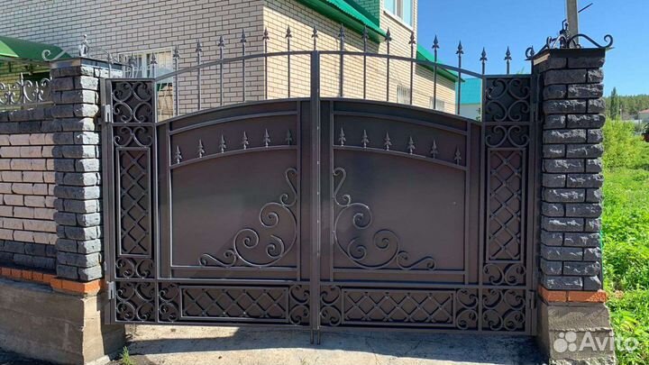 Ворота кованые