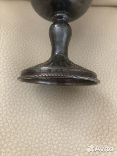 Серебряный бокал, фужер, рюмка