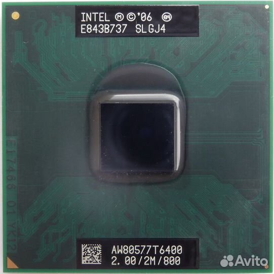 Процессор Intel core2duo T6400