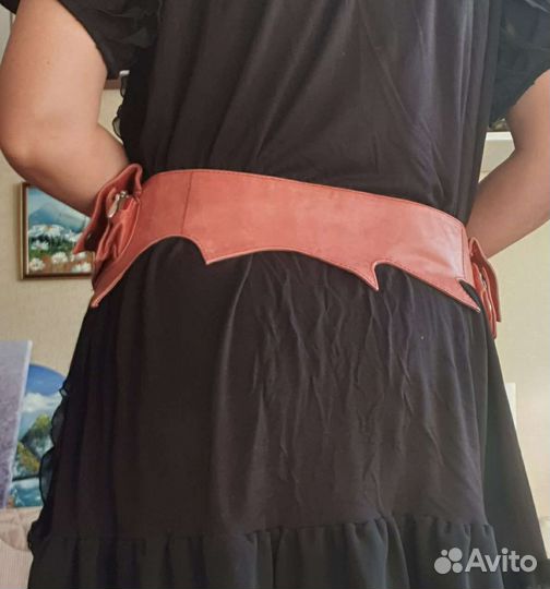 Ремень натуральная кожа в бохо стиле