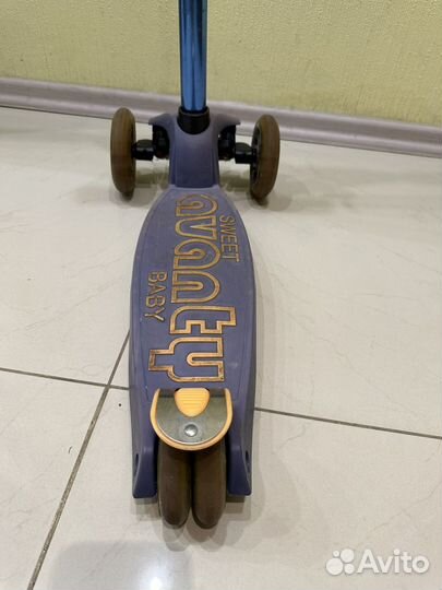 Самокат детский трехколесный бу