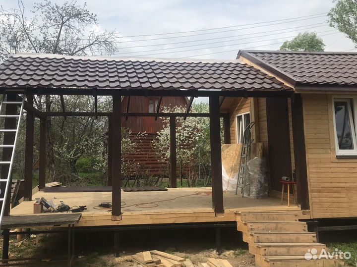 Крыша кровельные работы