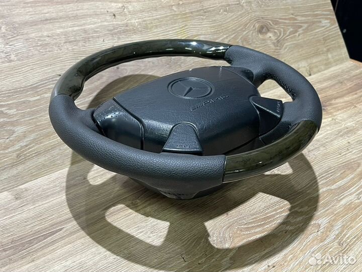 Руль AMG w208 с деревом avangarde