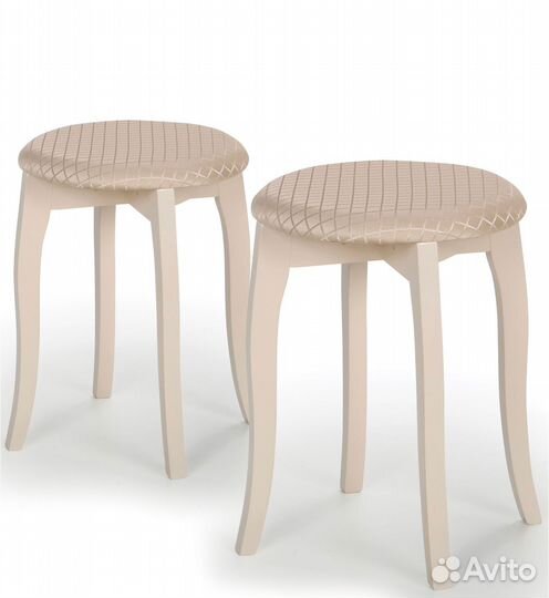 Комплект табуретов рей, Слоновая кость/Вивальди ро