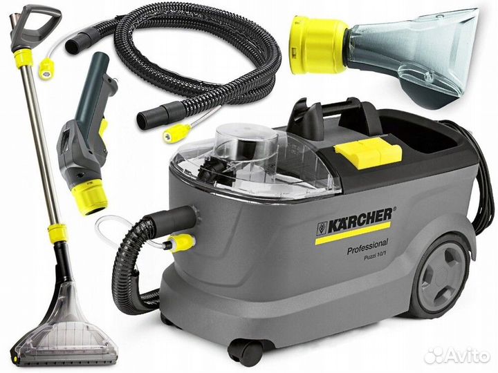Клининг. Аренда моющего пылесоса karcher Puzzi 10