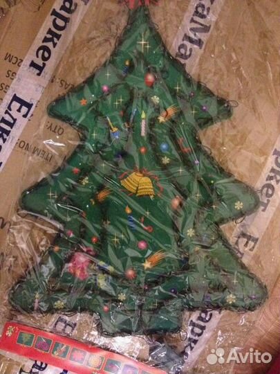 Новогодняя елочка светодиодная, пано