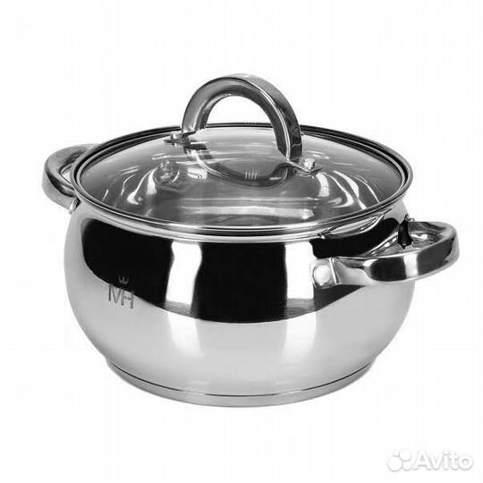 Кастрюля из нержавейки новая 3,7 л