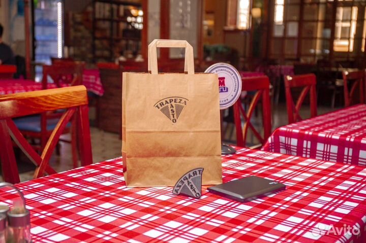 Штампы для крафтовых пакетов с вашим логотипом