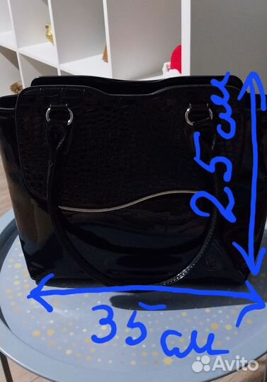 Сумка женская лакированная