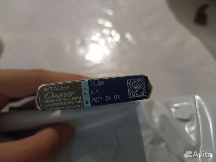 Линзы контактные acuvue oasys двухнедельные