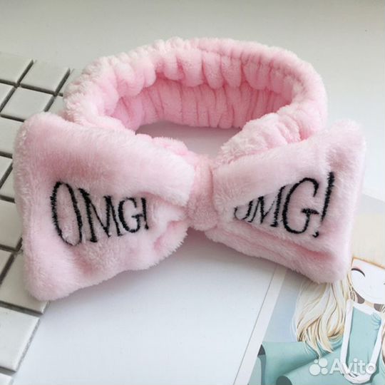Повязка для волос с ушками 