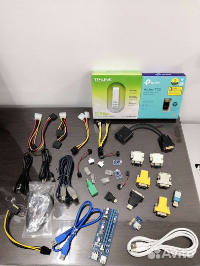 Различные переходники Hdmi, VGA, DVI и другие