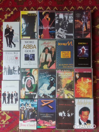 Видеокассеты vhs Музыка