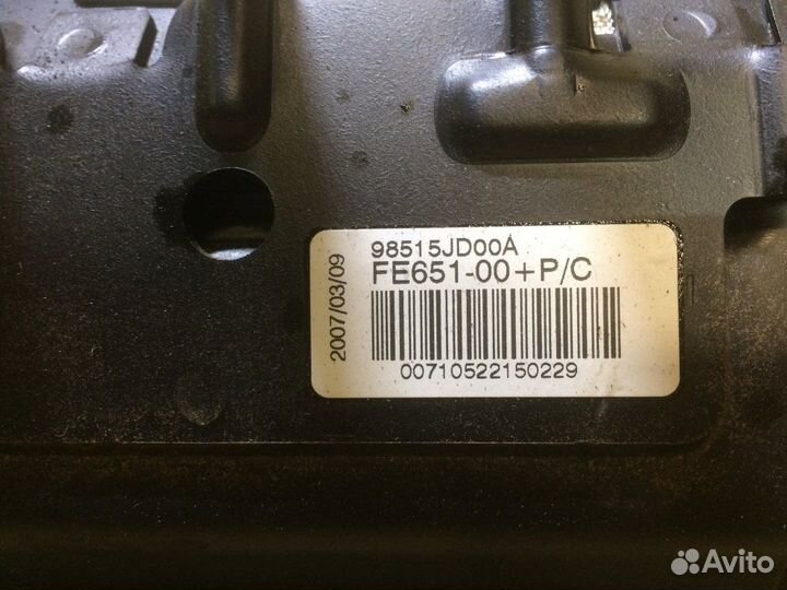 98515JD05A Подушка пассажира Nissan Qashqai J10