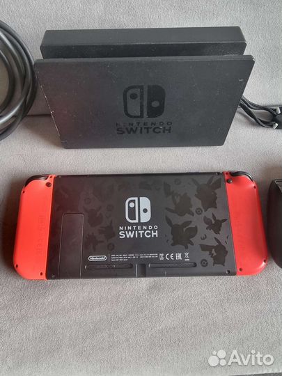 Прошитая чипом Nintendo Switch Pickachu Ed. 256gb