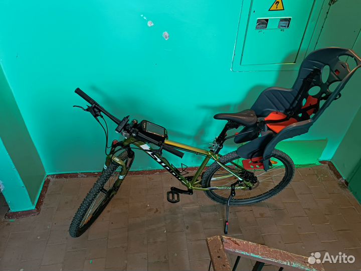 Детское велокресло заднее