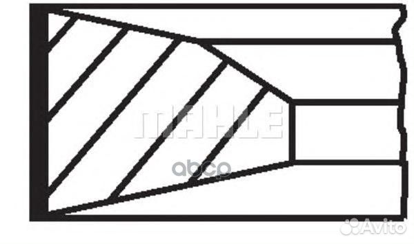 Колец поршневых комплект Mahle 038 43 N0 038 43