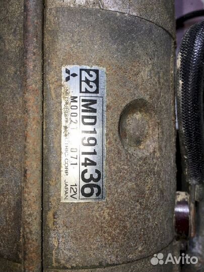 Стартер 4D68T Mitsubishi RVR N28W MD191436