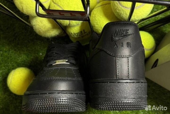 Кроссовки Nike Air Force 1 Black Оригинал