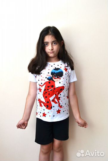 Костюм Футболка+шорты 110-134 рост
