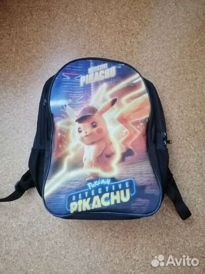 Рюкзак с принтом из фильма Детектив Пикачу