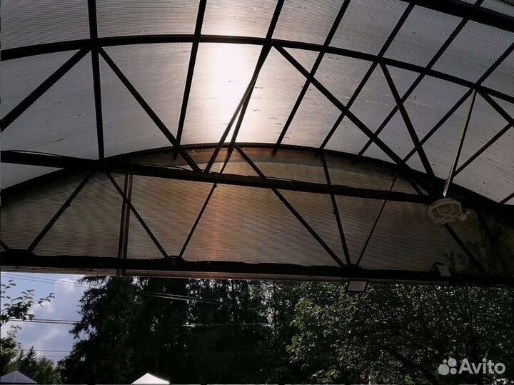 Монолитный поликарбонат 8мм 1500х2000мм Коричневый