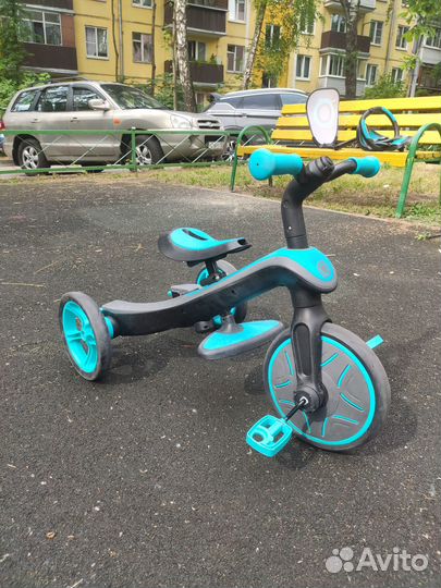 Велосипед трехколесный Globber беговел Trike Explo