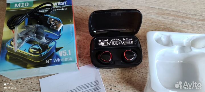 Беспроводные, вакуумные Bluetooth наушники