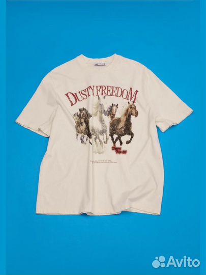 New Футболка Zara лимитка винтаж овер Испания