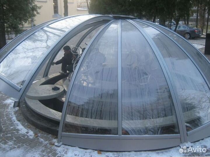 Панорамное остекление куполов