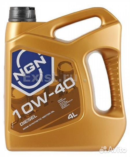 NGN 10W40 diesel CF/SL 4л. п/с новое