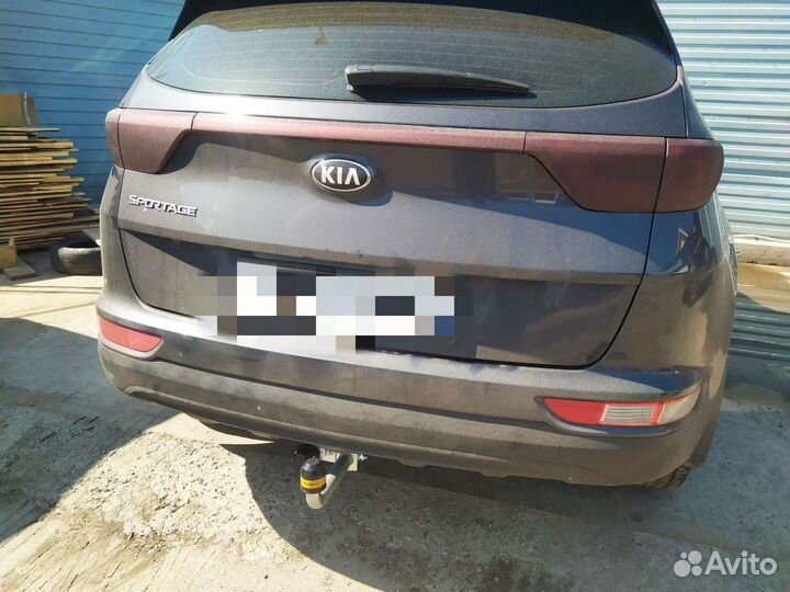 Фаркоп на Kia Sportage 2016-2018 с оцинк. шаром