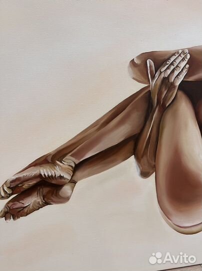 Картина 90*70, холст, масло «Держи меня нежно»