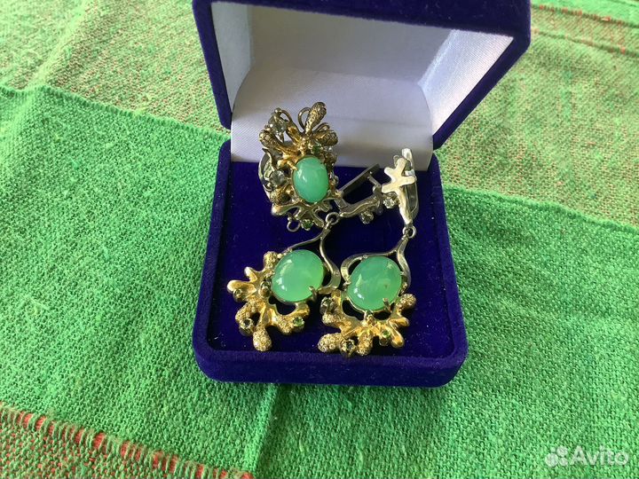 Серьги серебро. Эксклюзив