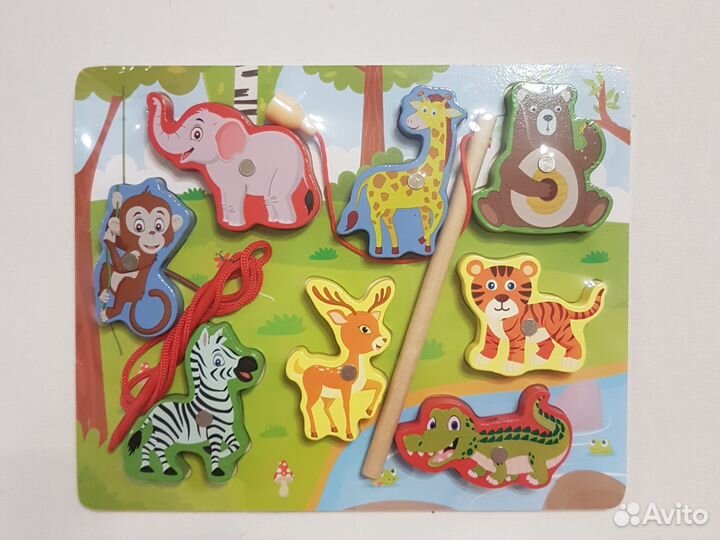 Магнитная рыбалка и шнуровка, вкладыши