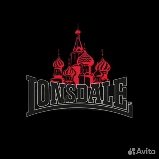 Оверсайз футболка Lonsdale Москва casual винтаж