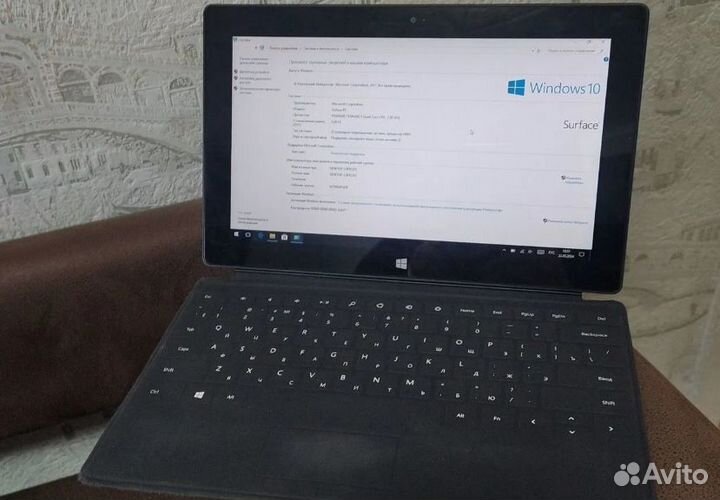Планшет Microsoft surface 64 гб windows 10 RT