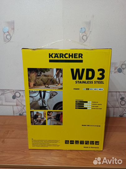 Пылесос Karcher wd 3 S V-17/4/20