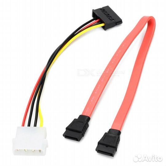 SATA IDE кабеля, питание
