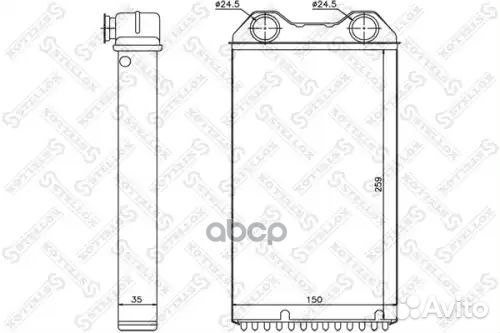 Радиатор печки Opel Vivaro, Renault Trafic all