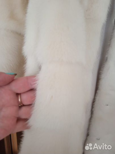 Шуба норковая с капюшоном 46-48 Италия
