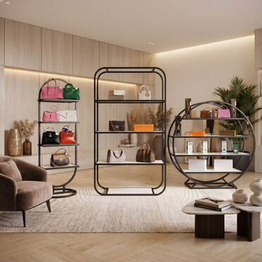 Стеллаж напольная