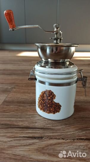 Ручная керамическая мельница для специй и кофе